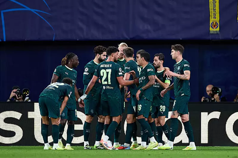 مانشستر سيتي يحرج فياريال في دوري أبطال أوروبا